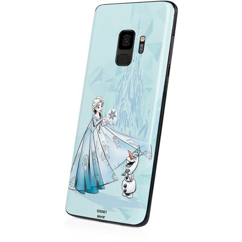 Disney Frozen Elsa and Olaf Art Galaxy S9 Skin